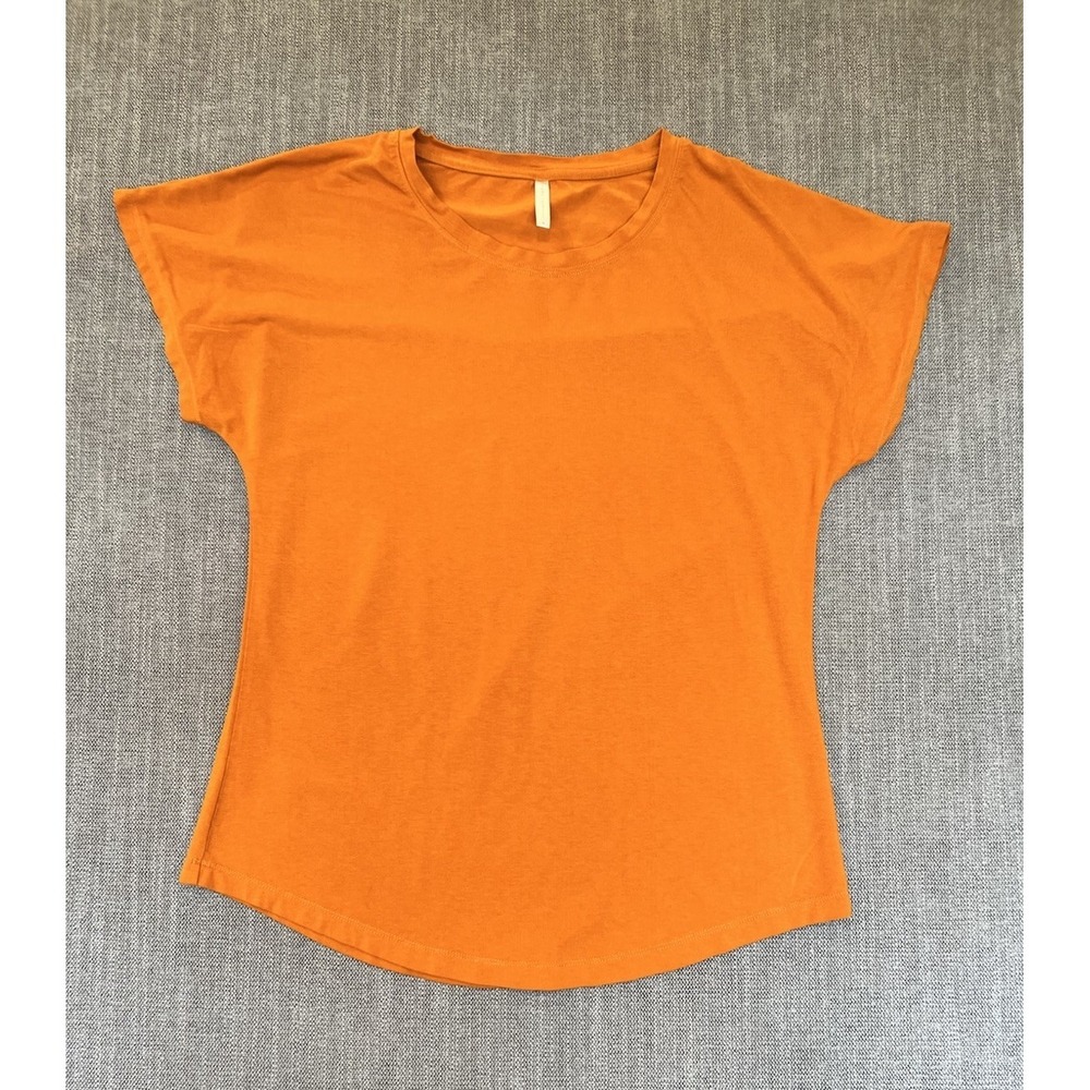 Sivana Bamboo Luxe Women's Small Orange Dolman Sleeve Tee